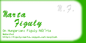 marta figuly business card